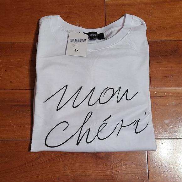 Forever 21 Mon Cheri Tee 2X - Picture 2 of 2